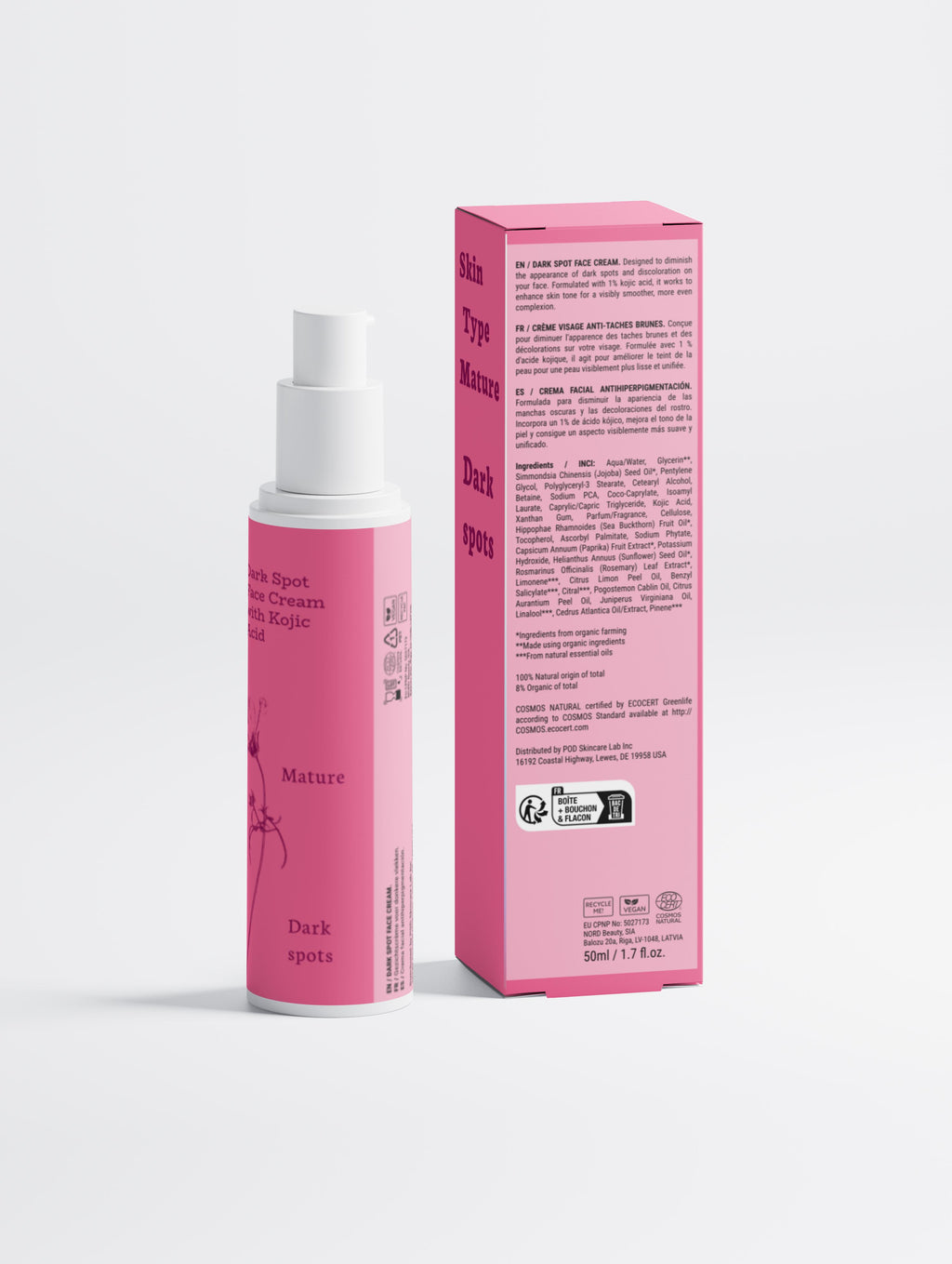 Dark Spot Face Cream with Kojic Acid